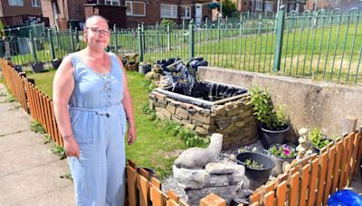 'I want my fish pond and other things to stay put in my garden'