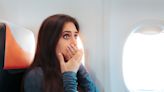 Woman panics after flight attendant's announcement: "Shut my mouth so hard"