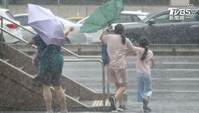 天氣／凱米颱風遠離！中南部「一片橘紅」慎防致災雨彈 2天下到瘀紫│TVBS新聞網