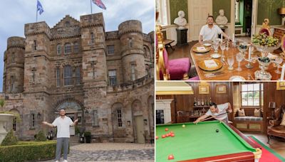 Meet the man who lives alone in Scotland's most expensive castle