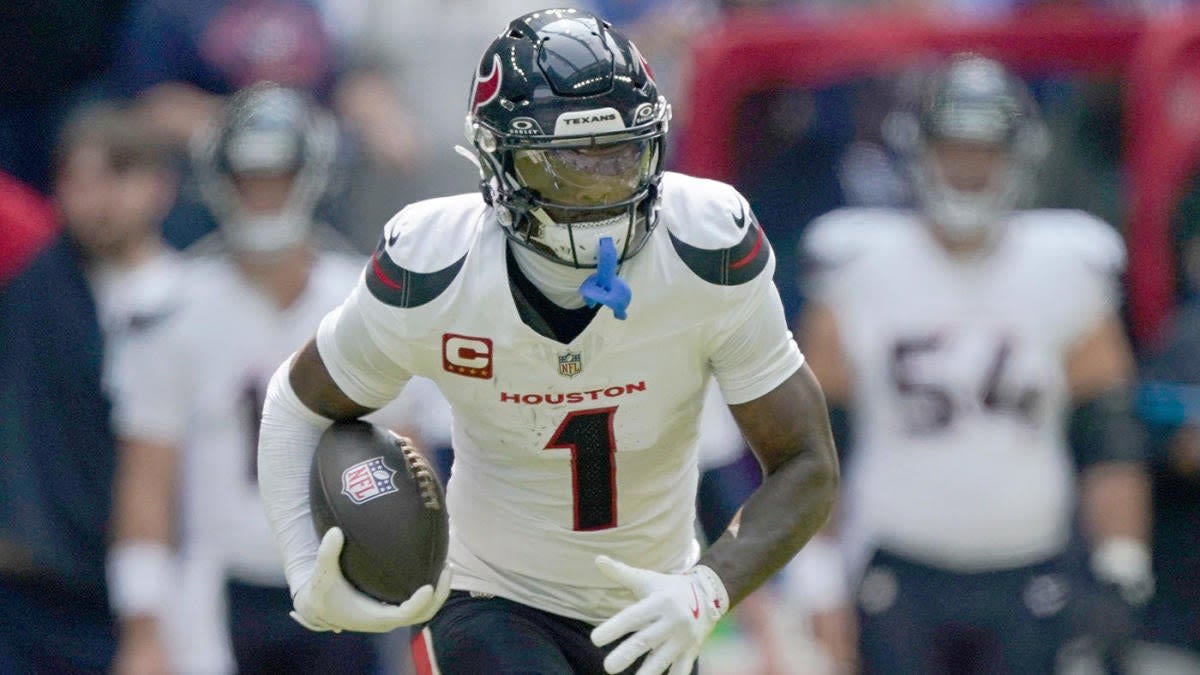 Bears vs. Texans player props, AI prediction, NFL odds, SNF picks: Stefon Diggs under 56.5 yards