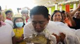 Mexican mayor marries alligator dressed as a bride in traditional prosperity ceremony