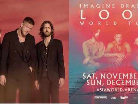 國際搖滾天團Imagine Dragons相隔六年再襲港 11月一連2日Rock爆亞博