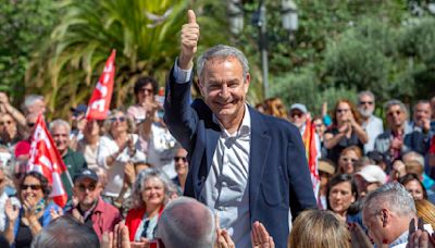 Zapatero ironiza con una posible moción de censura de Feijóo: "Es una moción caradura y, para Vox, de tortura"