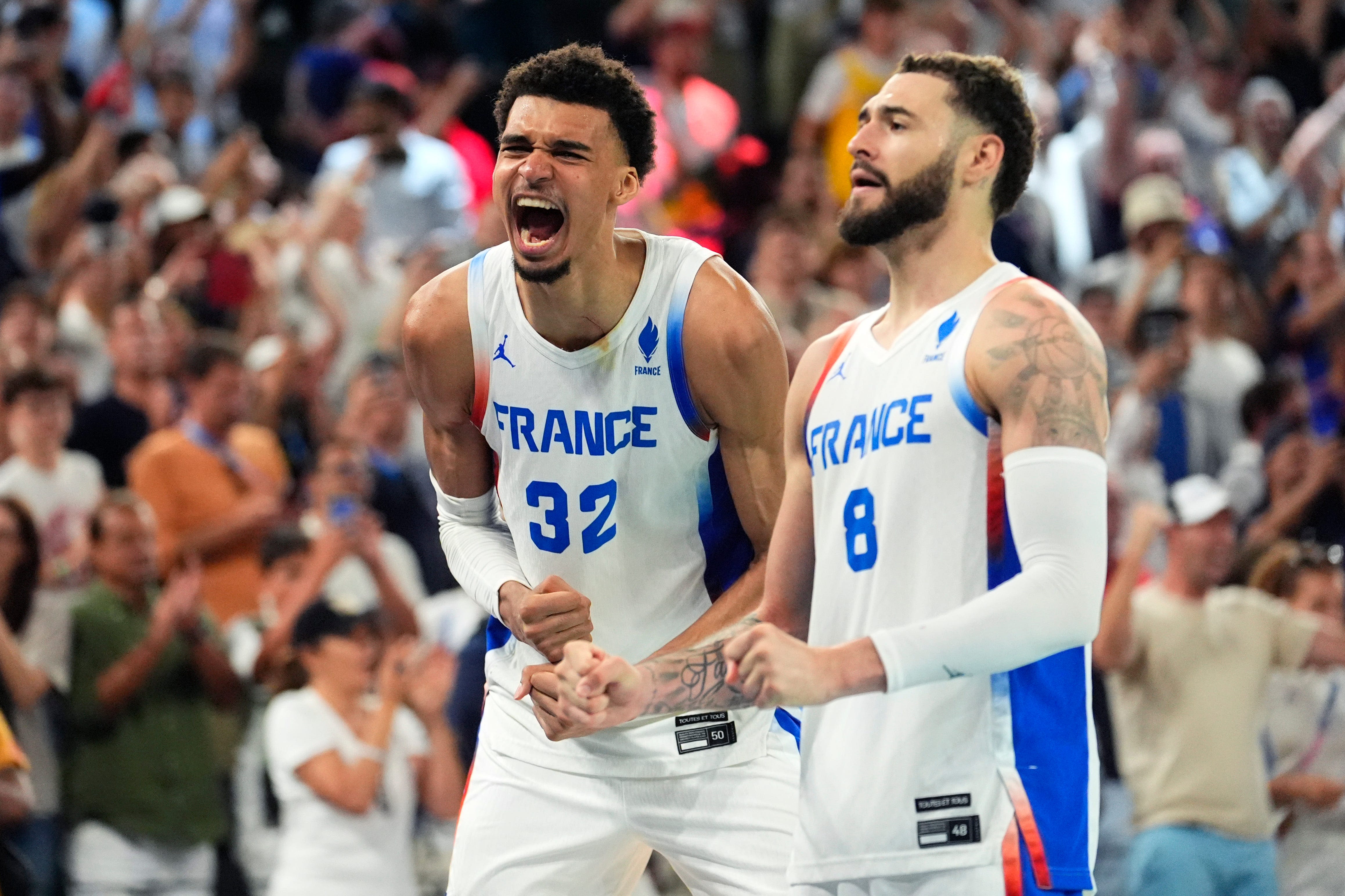 France advances to play USA for men's basketball gold