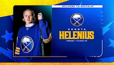 Sabres sign Helenius to 3-year, entry-level contract | Buffalo Sabres