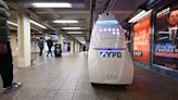 NYPD’s security robot roams Times Square subway station