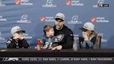 Philadelphia Eagles Coach Nick Sirianni Stops Pre-Super Bowl Press Conference to Tell His Kids to Behave