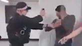 Police officer who kicked and stamped on man at Manchester Airport also filmed pepper spraying different person