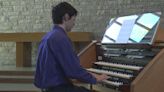 K-State student has played the organ for thousands of graduates now it’s his turn to walk