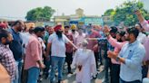 Cooperative dept employees protest, burn Punjab CM’s effigy