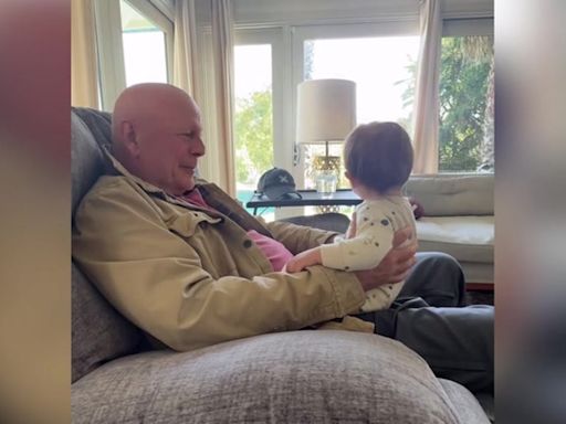 Bruce Willis cuddles grandchild in rare video shared for Mother’s Day