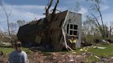 Couple escapes home just before entire house is flipped by a tornado