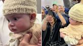 Stranger Knits Fellow Passenger's Baby a Beanie During Her First Flight: See the Heartwarming Video (Exclusive)