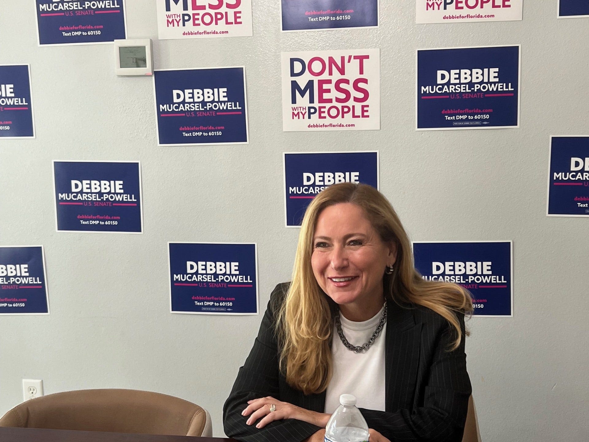 Abortion discussed as Debbie Mucarsel-Powell campaigns for US Senate in Tallahassee