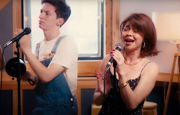 Sarah Hyland and Andrew Barth Feldman Duet on Cover of 'Little Shop of Horrors' Hit — Watch (Exclusive)