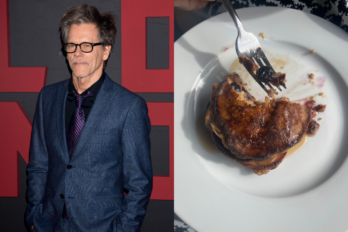 The Super-Easy Pancakes Kevin Bacon Makes Every Sunday for His Wife (Aww)