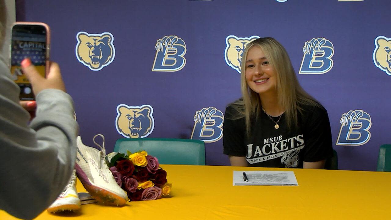 Capital High's Kathryn Sheridan commits to MSUB for track