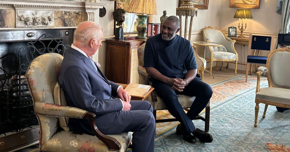 King Charles reunites with Idris Elba as pair team up for very special reason
