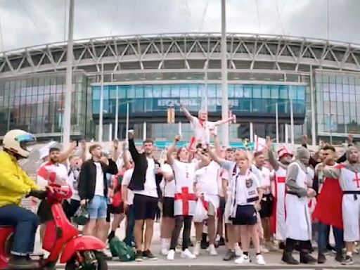 What happened at Wembley at the Euro 2020 final?