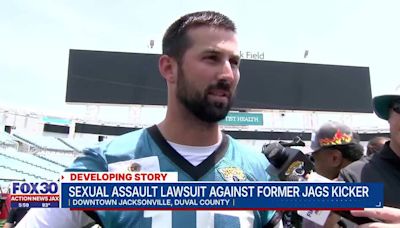 Former Jaguars kicker accused of sexual assault in newly filed civil suit