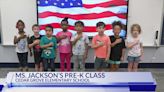 The Daily Pledge: Ms. Jackson’s Pre-K Class