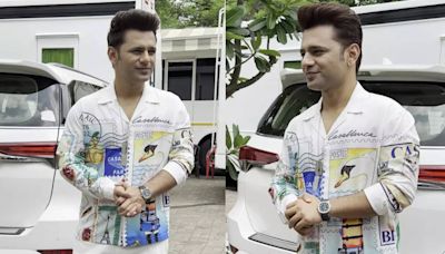 Rahul Vaidya steps out wearing a watch worth Rs 80 lakh for Laughter Chefs shoot; watch - Times of India