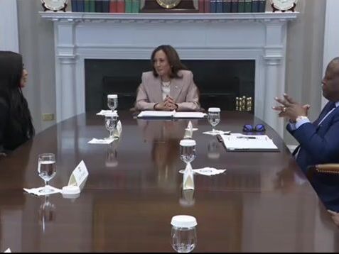 Kim Kardashian at White House roundtable on criminal justice reform: “Every visit, every admin. I’m just here to help.”