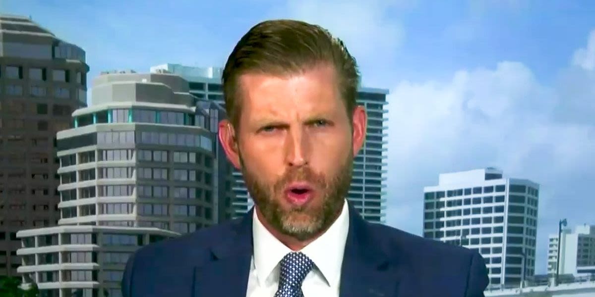 Eric Trump suggests he can't buy 'skin lotion' at the local CVS because of Biden