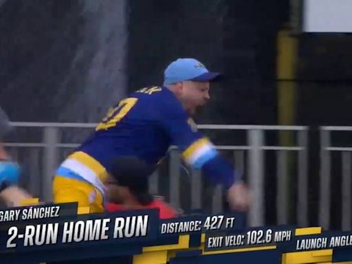 Brewers fan lost his mind after catch kept ball from going into fountains at the K
