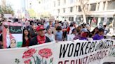 Photos: May Day Gaza protests in Oakland