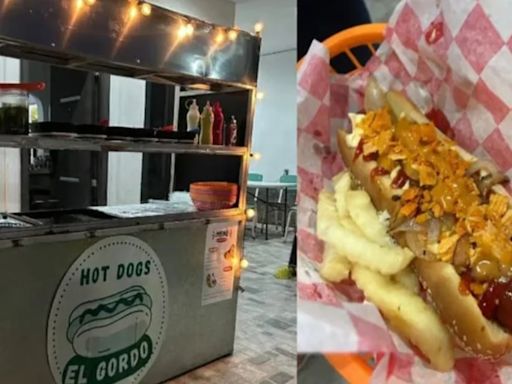 Regio se viraliza por emprender negocio de hot dogs para mantener a su bebé, pero en su primer día no vende nada