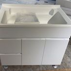 90X57白色人造石洗衣槽(德浦家具)