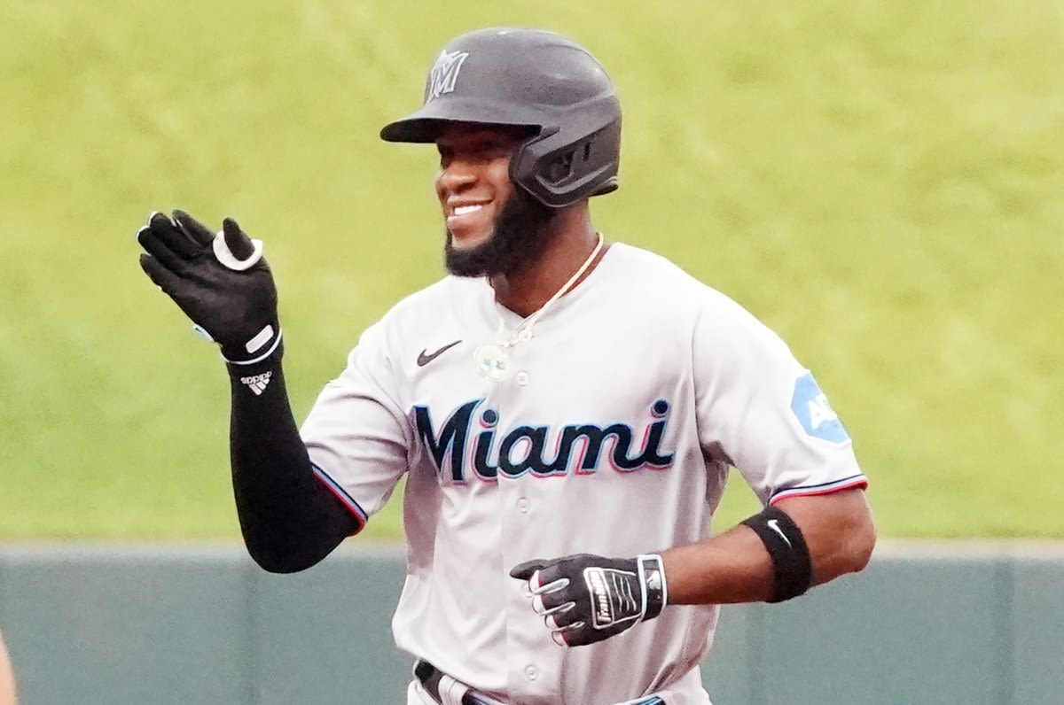 Watch: Jesus Sanchez hits Marlins' fastest homer, sparks win over Orioles