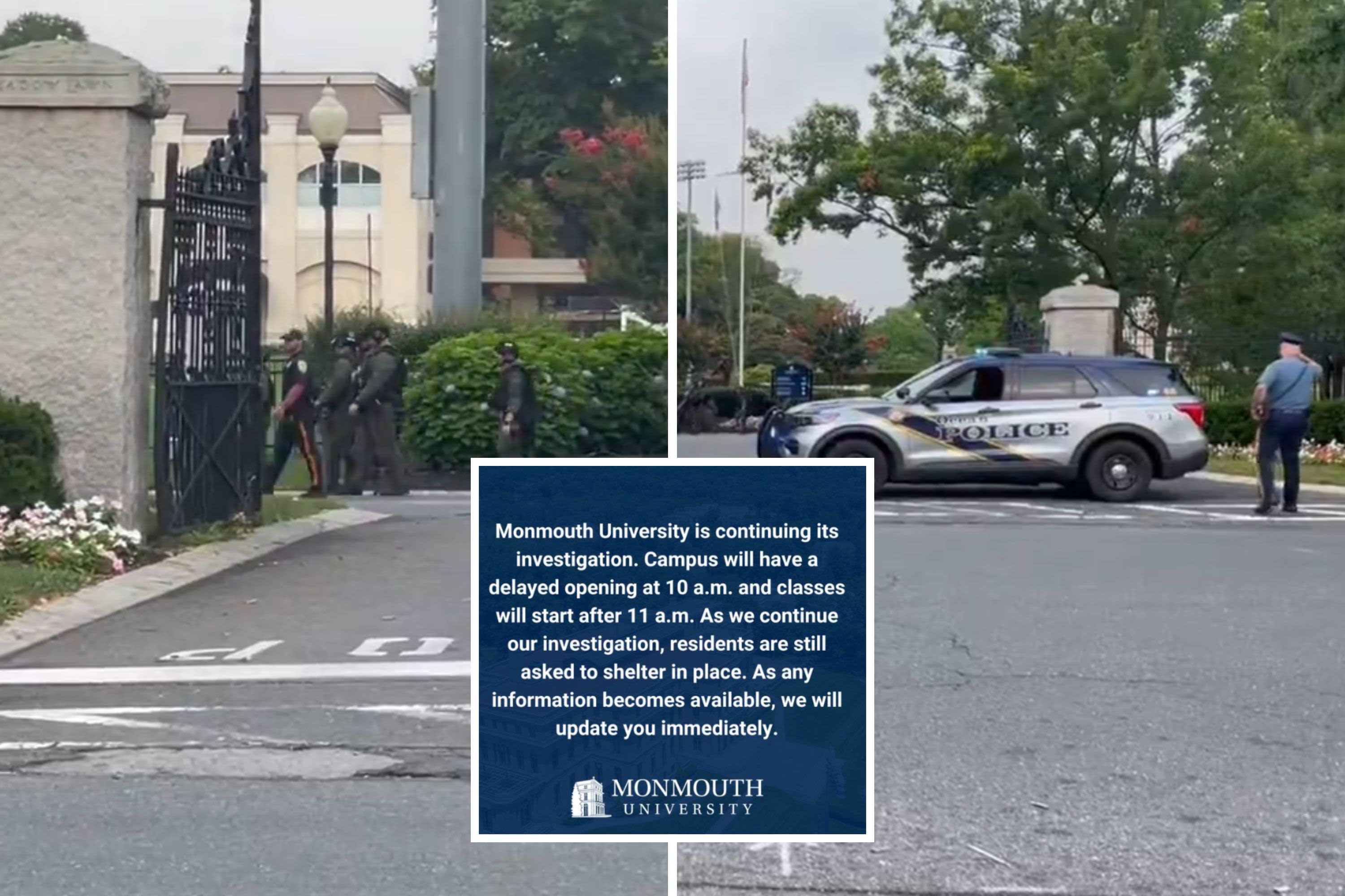 Monmouth University lockdown: Students shelter in place, cops swarm campus