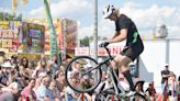 Defying gravity: Bike stunt show premieres at Monroe County Fair