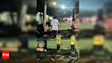 BBMP installs bollards on pavements to check rogue riders | Bengaluru News - Times of India