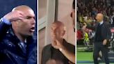 Zidane festejó el triunfo del Real Madrid con su célebre movimiento de manos