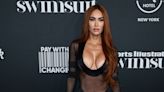 Megan Fox Sizzles in a Completely Sheer Plunging Gown at the "Sports Illustrated" Launch Party