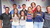 Nine Bullard athletes sign to compete in college