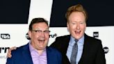 Conan O'Brien is a last-minute sub to officiate the wedding of ex-sidekick Andy Richter