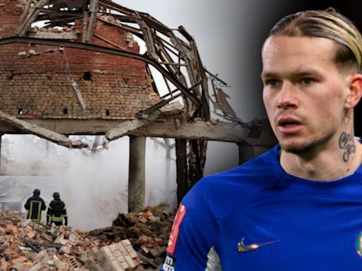 Chelsea star's home city 'bombarded day and night' as he joins Ukraine for Euros