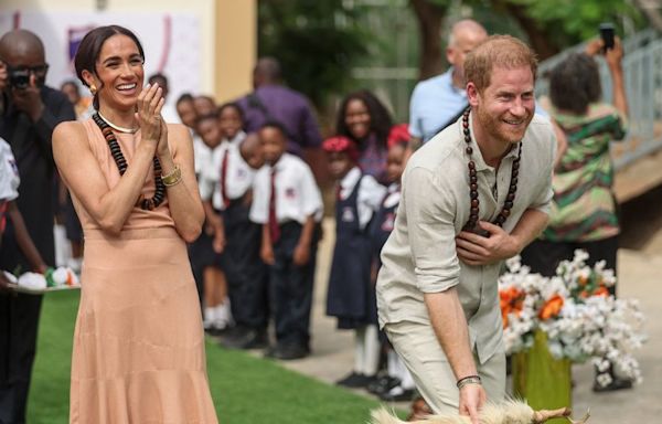 All the Photos of Prince Harry and Meghan from Their Nigeria Trip