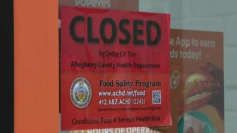 Pittsburgh-area Popeye's ordered to close over numerous violations