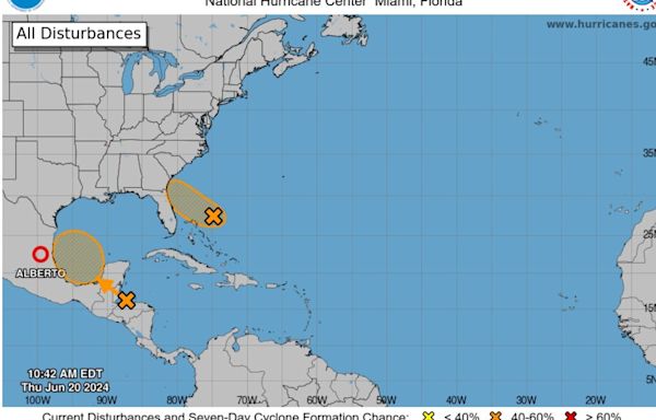 Could a low pressure near the Bahamas bring much-needed rain to the Wilmington area?