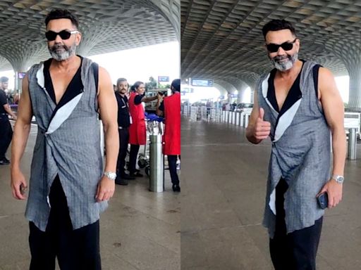 'Sh*t Outfit, Chapri Look': Bobby Deol Trolled For His Unconventional Fashion Choice (VIDEO)