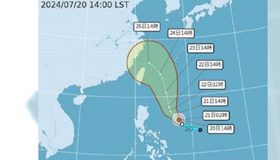 下周二、三恐發布海陸警！凱米颱風路徑偏西 專家：可能直接侵台