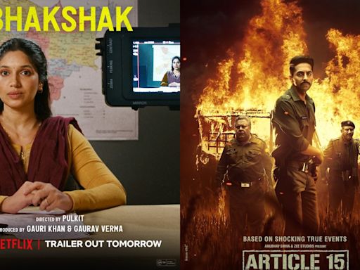 From Bhumi Pednekar & Netflix's 'Bhakshak' to Ayushmann Khurrana's 'Article 15, must-watch films that address social issues