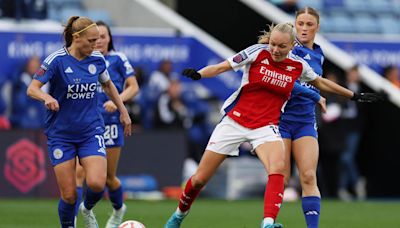 WSL 2024-25: Maanum lifts Arsenal to win over Leicester, Manchester United beats Everton