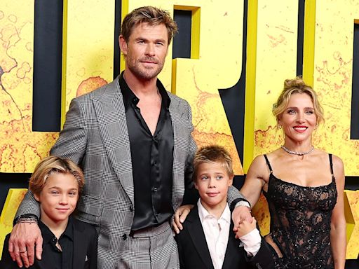 Here's How Chris Hemsworth's Kids Reacted to Seeing Thor's Hammer in Hollywood